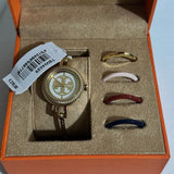 Tory Burch Riva Gold Dial Gold Steel Strap Watch for Women - TBW4029 Authentic Buy Shop Now