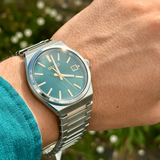 Seiko Conceptual Green Dial Silver Steel Strap Watch for Men - SUR601P1 Authentic Buy Shop Now