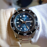 Seiko Prospex Diver Scuba Automatic Blue Dial Silver Steel Strap Watch for Men - SBEJ021 Authentic Buy Shop Now