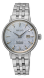 Seiko Presage Cocktail Time Automatic Skydiving Diamonds Blue Dial Silver Steel Strap Watch for Women - SRE007J1 Authentic Buy Shop Now