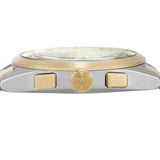 Emporio Armani Elegant Chronograph Cream Dial Two Tone Steel Strap Watch for Men - AR11605 Authentic Buy Shop Now