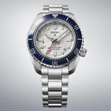 Seiko Prospex 1968 Heritage Diver's GMT 60th Anniversary White Dial Silver Steel Strap Watch for Men - SPB519J1 Authentic Buy Shop Now