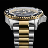 Emporio Armani Sea Explorer Black Dial Two Tone Steel Strap Watch for Men - AR60089 Authentic Buy Shop Now
