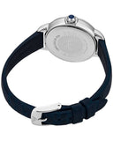 Emporio Armani Mia Moonphase Blue Dial Blue Leather Strap Watch for Women - AR11629 Authentic Buy Shop Now