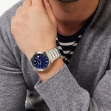 Seiko Conceptual Blue Dial Silver Steel Strap Watch for Men - SUR555P1 Authentic Buy Shop Now