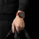 Tissot T Race Chronograph Black Dial Red Rubber Strap Watch for Men - T141.417.37.061.01 Authentic Buy Shop Now