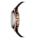 Emporio Armani Classic Chronograph Brown Dial Brown Leather Strap Watch for Men - AR0371 Authentic Buy Shop Now
