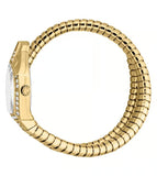 Just Cavalli Ornato Snake White Dial Gold Steel Strap Watch for Women - JC1L303M0025 Authentic Buy Shop Now