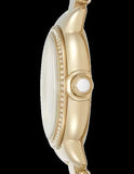 Emporio Armani Mia Crystals Gold Dial Gold Steel Strap Watch for Women - AR11609 Authentic Buy Shop Now