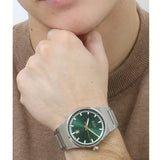 Hugo Boss Candor Green Dial Silver Steel Strap Watch for Men - 1514079 Authentic Buy Shop Now