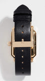 Tory Burch Robinson White Dial Black Leather Strap Watch for Women - TBW1504 Authentic Buy Shop Now
