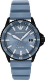Emporio Armani Sea Explorer Divers Blue Dial Blue Silicone Strap Watch for Men - AR11685 Authentic Buy Shop Now