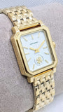 Tory Burch Robinson White Dial Gold Steel Strap Watch for Women - TBW1500 Authentic Buy Shop Now