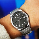 Seiko Conceptual Gray Dial Silver Steel Strap Watch for Men - SUR557P1 Authentic Buy Shop Now