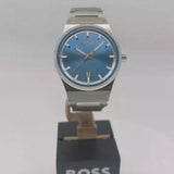 Hugo Boss Candor Blue Dial Silver Steel Strap Watch for Men - 1514076 Authentic Buy Shop Now