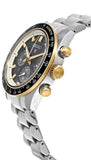 Seiko Prospex Speedtimer Solar Chronograph Black Dial Silver Steel Strap Watch for Men - SSC941 Authentic Buy Shop Now