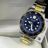 Citizen Mechanical Automatic Blue Dial Two Tone Steel Strap Watch for Men - NJ0174-82L Authentic Buy Shop Now