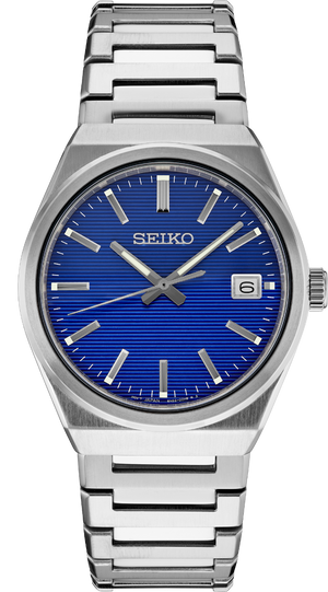 Seiko Conceptual Blue Dial Silver Steel Strap Watch for Men - SUR555P1 Authentic Buy Shop Now
