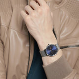 Lacoste Moon Multifunction Blue Dial Silver Mesh Strap Watch for Men - 2011024 Authentic Buy Shop Now