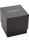 Emporio Armani Racer Chronograph Silver Dial Black Leather Strap Watch for Men - AR11677 Authentic Buy Shop Now
