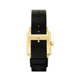 Tory Burch Robinson White Dial Black Leather Strap Watch for Women - TBW1504 Authentic Buy Shop Now