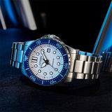 Citizen Mechanical Automatic White Dial Silver Steel Strap Watch for Men - NJ0171-81A Authentic Buy Shop Now