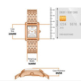 Tory Burch Eleanor Mother of Pearl White Dial Rose Gold Steel Strap Watch for Women - TBW1079 Authentic Buy Shop Now