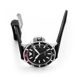 Emporio Armani Diver Black Dial Black Silicon Strap Watch for Men - AR11341 Authentic Buy Shop Now
