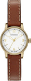 Burberry The Utilitarian White Dial Brown Leather Strap Watch for Women - BU7865 Authentic Buy Shop Now