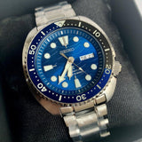 Seiko Prospex Save The Ocean Diver's Automatic Blue Dial Silver Steel Strap Watch for Men - SRPD21J1 Authentic Buy Shop Now