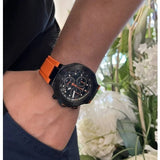 Tissot T Race Chronograph Black Dial Orange Rubber Strap Watch for Men - T141.417.37.051.02 Authentic Buy Shop Now
