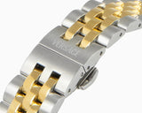 Versace V-Code Analog Green Dial Two Tone Steel Strap Watch for Women - VE8I00424 Authentic Buy Shop Now