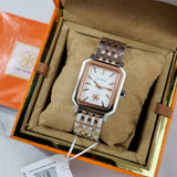 Tory Burch Robinson White Dial Two Tone Steel Strap Watch for Women - TBW1509 Authentic Buy Shop Now