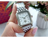 Tory Burch Robinson White Dial Silver Steel Strap Watch for Women - TBW1510 Authentic Buy Shop Now
