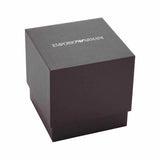Emporio Armani Gianni T Bar Green Dial Silver Steel Strap Watch for Women - AR11667 Authentic Buy Shop Now