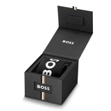 Hugo Boss Strike Chronograph Blue Dial Silver Steel Strap Watch for Men - 1514240 Authentic Buy Shop Now