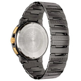 Versace Greca Dome Chronograph Black Dial Grey Steel Strap Watch for Men - VE6K00623 Authentic Buy Shop Now