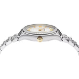 Versace Hellenyium Quartz White Dial Silver Steel Strap Watch for Women - VEHU00320 Authentic Buy Shop Now