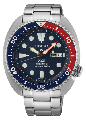 Seiko Prospex PADI Special Edition Automatic Blue Dial Silver Steel Strap Watch for Men - SRPE99 Authentic Buy Shop Now
