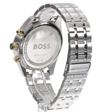 Hugo Boss Skytraveller Chronograph Green Dial Silver Steel Strap Watch for Men - 1514195 Authentic Buy Shop Now