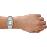 Emporio Armani Genni Analog Mother of Pearl Dial Silver Steel Strap Watch for Women - AR11662 Authentic Buy Shop Now