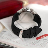 Hugo Boss Runner Chronograph Black Dial Black Silicone Strap Watch for Men - 1514141 Authentic Buy Shop Now