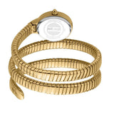 Just Cavalli Serpente Metallica White Dial Gold Steel Strap Watch for Women - JC1L224M0035 Authentic Buy Shop Now