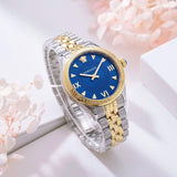 Versace Hellenyium Quartz Blue Dial Two Tone Steel Strap Watch for Women - VE2S00522 Authentic Buy Shop Now