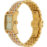 Tory Burch Eleanor White Dial Tri Tone Steel Strap Watch for Women - TBW1078 Authentic Buy Shop Now