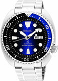 Seiko Prospex Deep Blue Batman Turtle Diver's Automatic Blue Dial Silver Steel Strap Watch for Men - SRPC25J1 Authentic Buy Shop Now