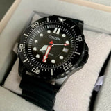 Citizen Mechanical Automatic Black Dial Black Rubber Strap Watch for Men - NJ0125-11E Authentic Buy Shop Now