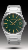 Seiko Conceptual Green Dial Silver Steel Strap Watch for Men - SUR601P1 Authentic Buy Shop Now