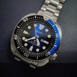 Seiko Prospex Deep Blue Batman Turtle Diver's Automatic Blue Dial Silver Steel Strap Watch for Men - SRPC25J1 Authentic Buy Shop Now