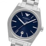 Emporio Armani Frederico Analog Blue Dial Silver Steel Strap Watch for Men - AR11620 Authentic Buy Shop Now